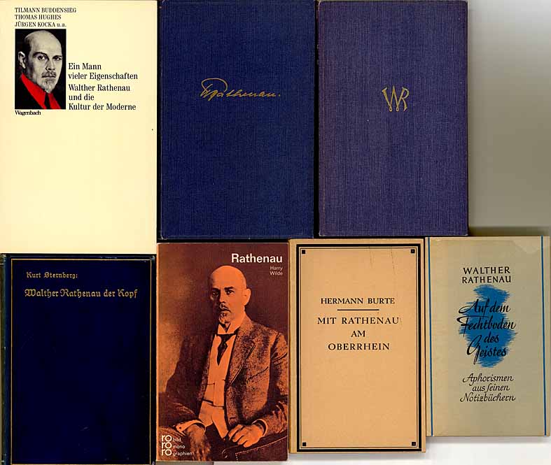 Walther Rathenau Literatur-Konvolut (7 Stck)