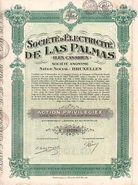 Soc. dlectricit de Las Palmas (Iles Canaries) S.A.