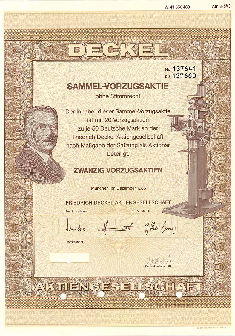 Friedrich Deckel AG