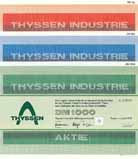 Thyssen Industrie AG (3 Stcke)