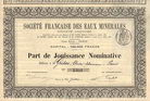 Socit Francaise des Eaux Minerales S.A.