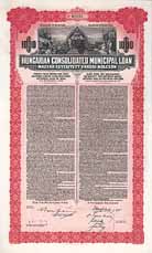 Hungarian Consolidated Municipal Loan