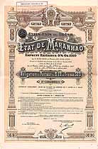 Etat de Maranhao Emprunt Extrieur 5 % Or 1910