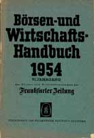 Brsen- und Wirtschafts-Handbuch 1954