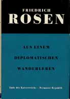 Aus einem diplomatischen Wanderleben Band III und IV - Friedrich Rosen